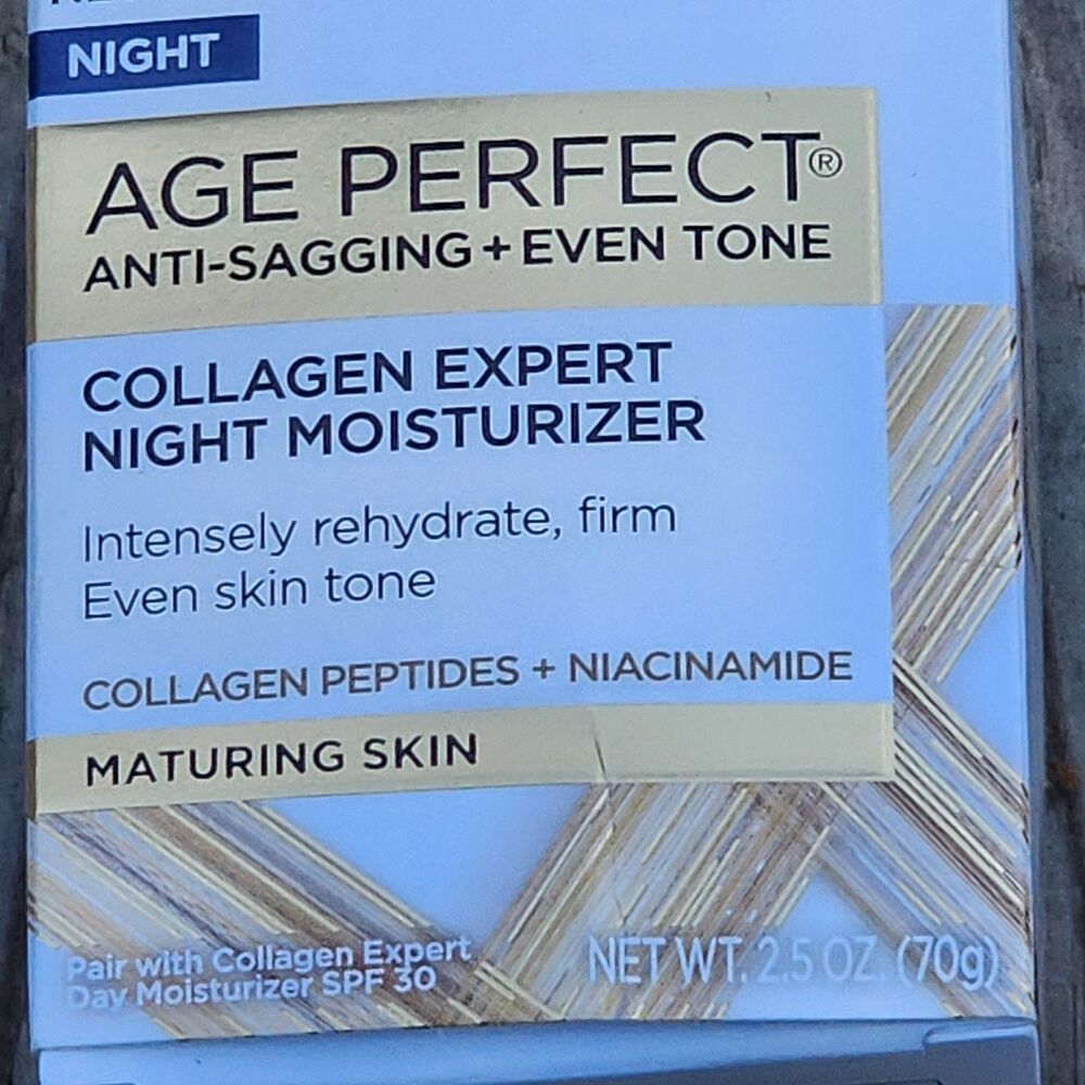 L'Oreal Paris Age Perfect Anti-Sagging Collagen Expert Night Moisturizer 2.5 OZ